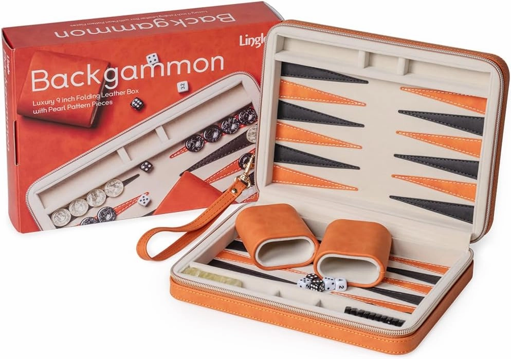Travel Backgammon Set Thought provoking Hand-Eye Coordination