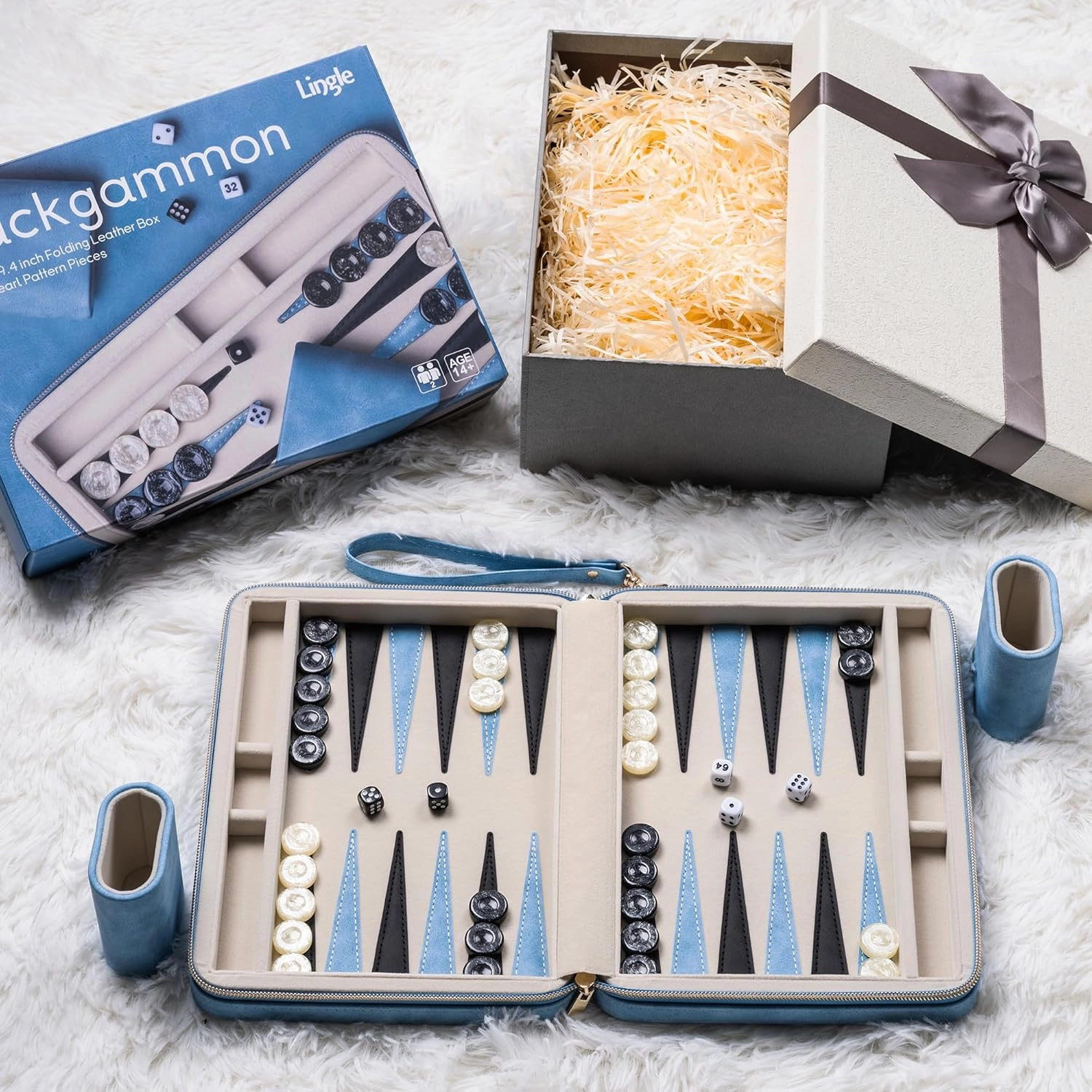 Travel Backgammon Set Match Conclude