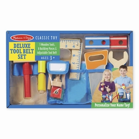 Melissa & Doug 15174 Deluxe Wooden Tool Belt Set Mythic Tier Day One Patch