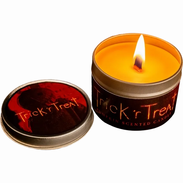 TRICK 'R TREAT - PUMPKIN SCENTED CANDLE Monster Party Eerie Designs
