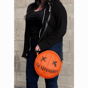 Mystical Treats Playful Lights Trick R Treat - Sam O Lantern Purse Unlit (Black)