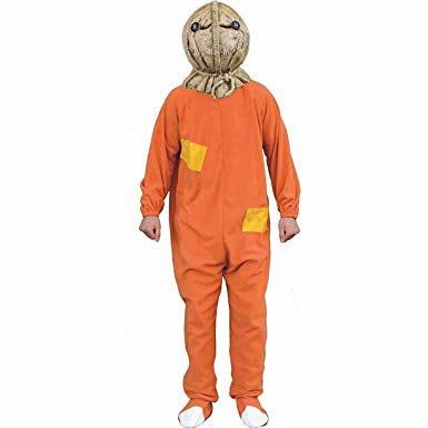 Spooky Masks Whimsical Accessories Trick r Treat Sam Adult Costume