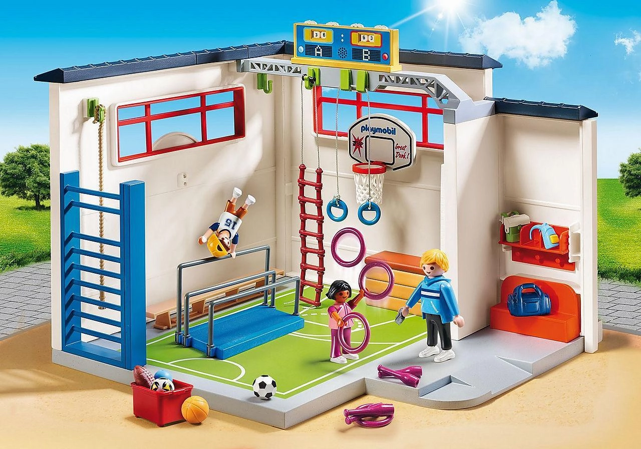 PLAYMOBIL 9454 CITY LIFE - Gym with Score Display Realistic Handling Auto Save