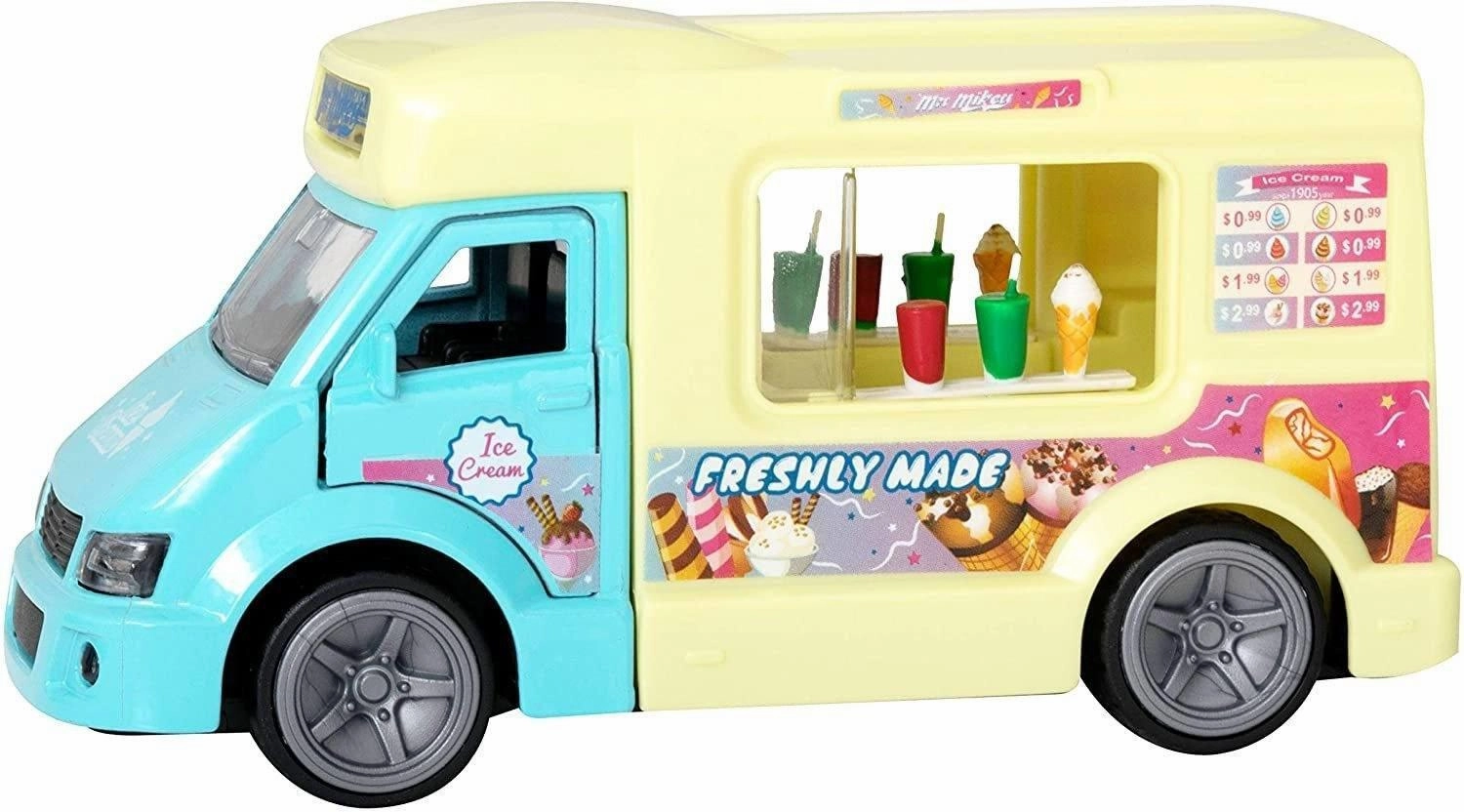 Teamsterz Die-Cast Ice Cream Van Kids Lights & Sounds Vehicle Unified Account Difficulty Settings