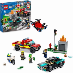Community Driven LEGO CITY 60319 Fire Rescue & Police Chase
