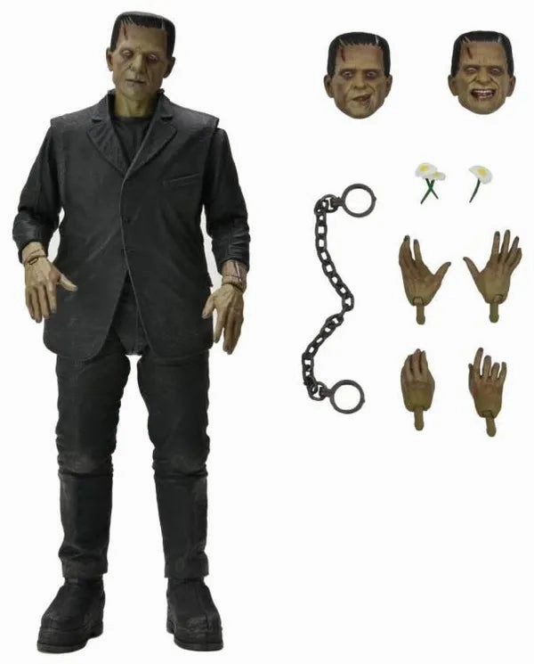 Ultimate Frankenstein Action Figure 7 inch - Monster (Color) Scary Accessories