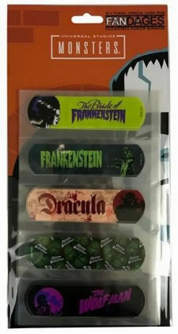Mystical Accents Spooky Party Universal Monsters - Fandages Collectible Fashion Bandages