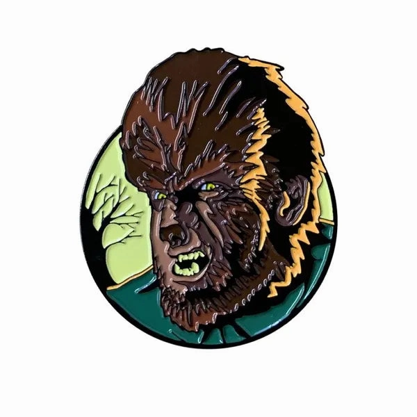 Ghoulish Accents Ghostly Supplies Universal Monsters - The Wolfman Enamel Pin