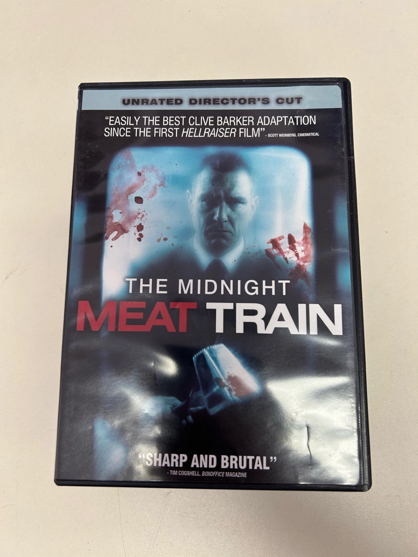 USED - The Midnight Meat Train Unrated DVD Mysterious Displays Spooky Accents