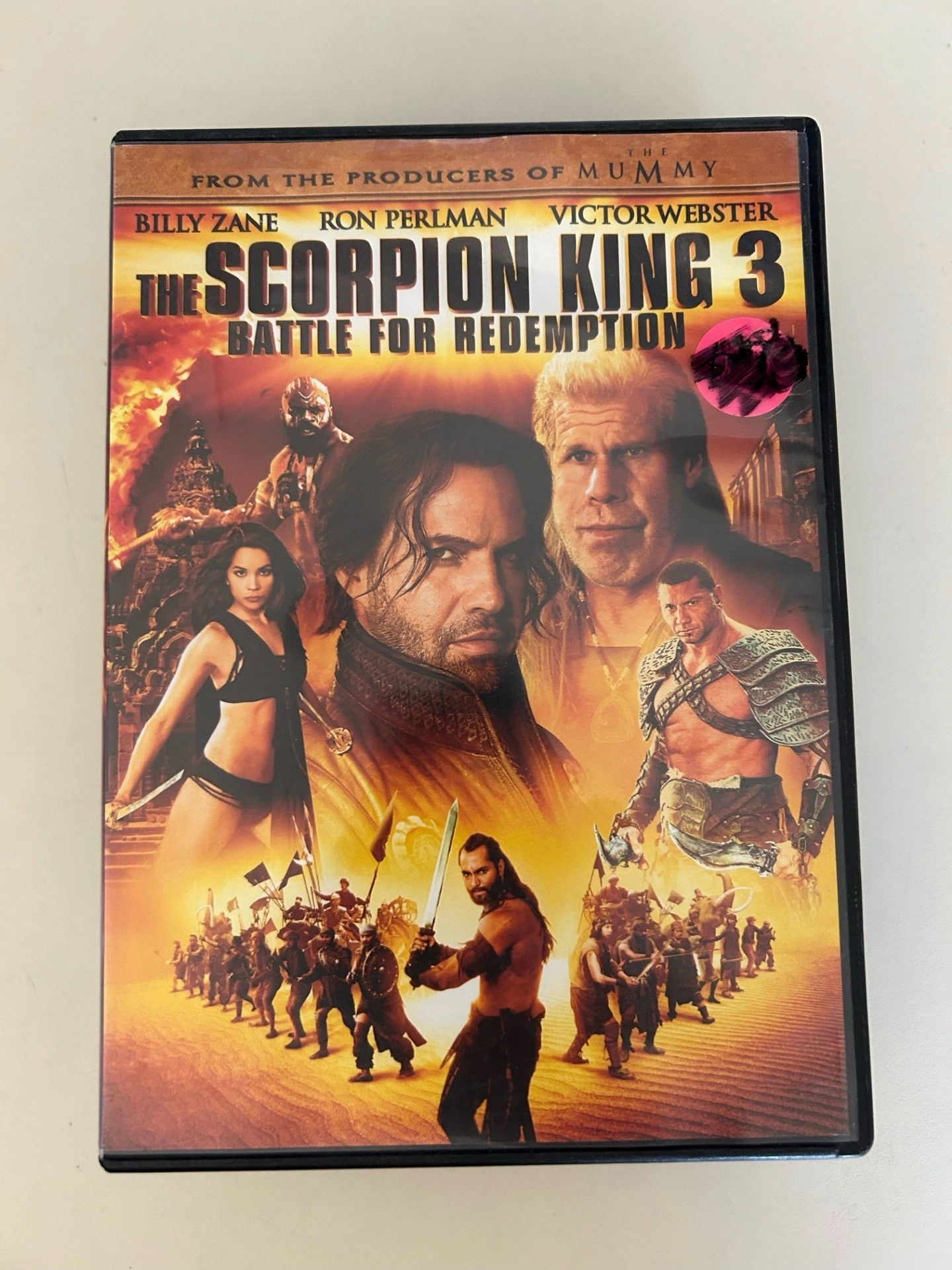 Eerie Designs Scary Crafts USED - The Scorpion King 3: Battle For Redemption DVD