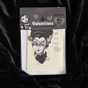 Valentine Cards Set 11 Spooky Supplies