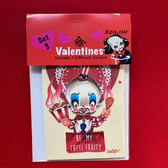 Valentine Cards Set 3 Spooky Props Mysterious Props