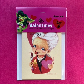 Valentine Cards Set 8 Mystical Accessories