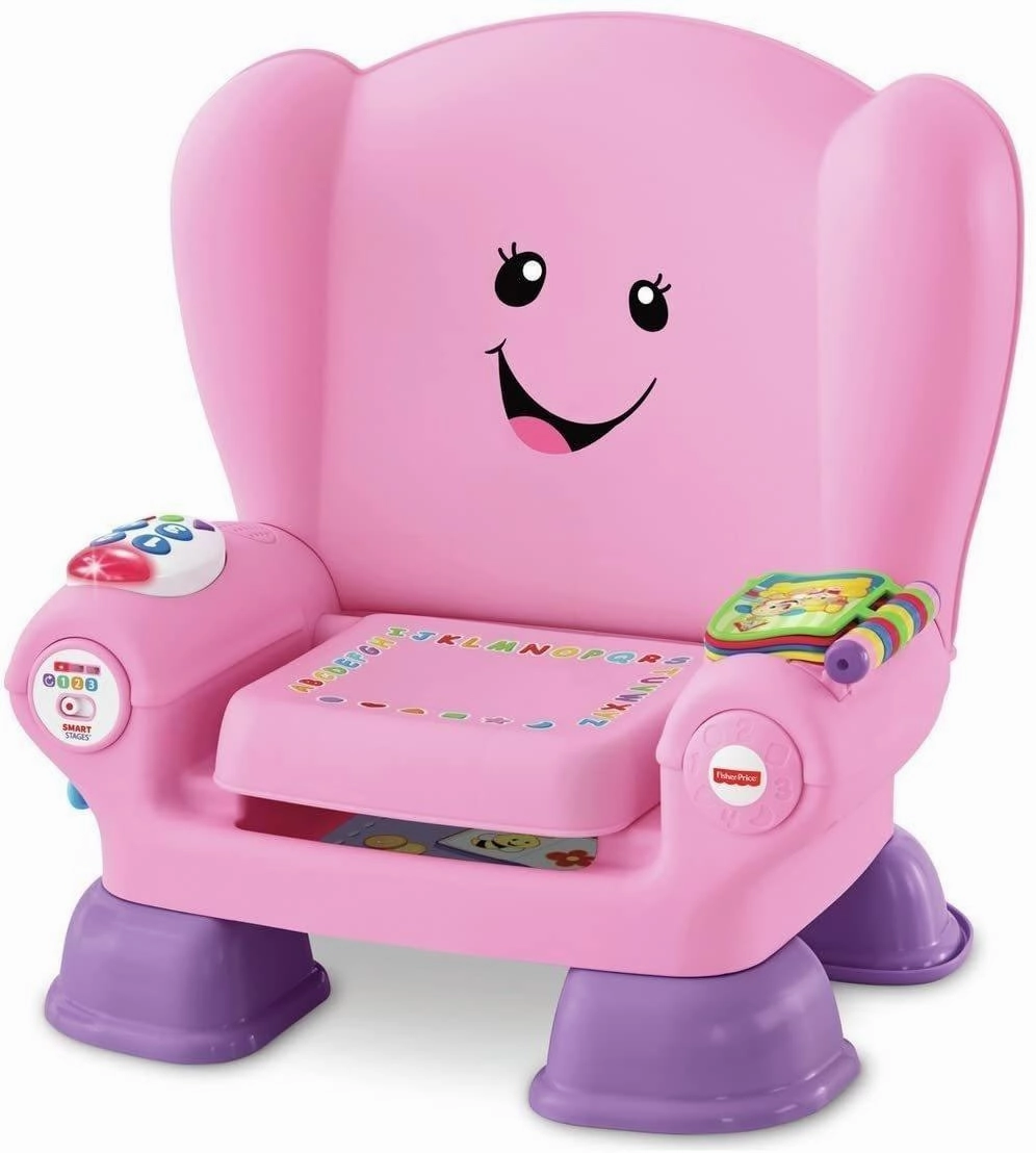 Sneak Peek Fisher-Price Laugh & Learn Smart Stage Pink Activity Chair