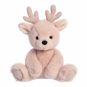 Investor Group AURORA Merry Reindeer 9.5-inch Plush - Pink