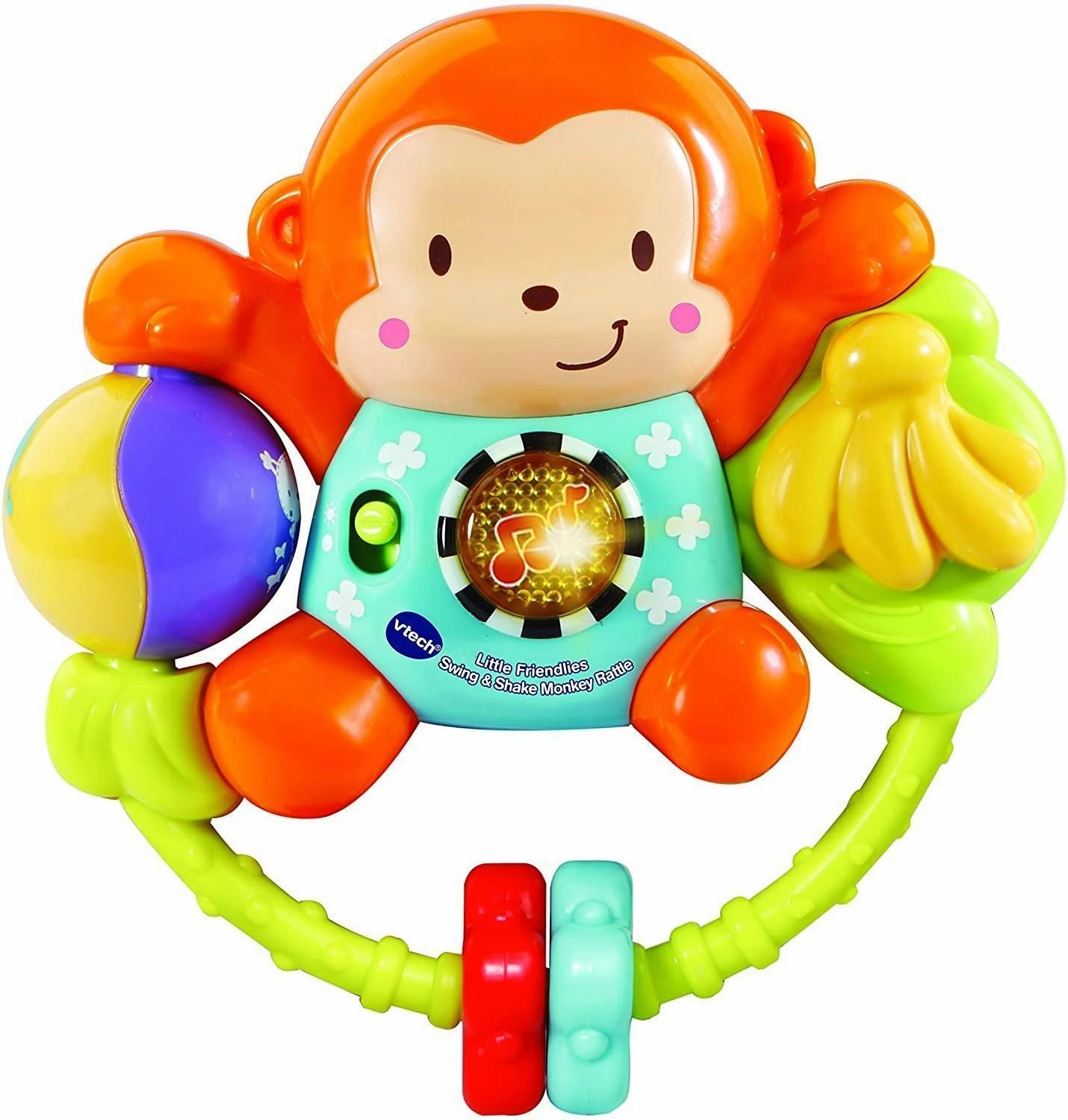 VTech Little Friendlies Swing & Shake Monkey Rattle Sixties Mod