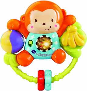 VTech Little Friendlies Swing & Shake Monkey Rattle Sixties Mod