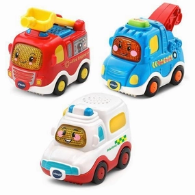 VTech Toot-Toot Drivers 3 Pack Emergency Vehicles Mythical Accessory Niche Leader