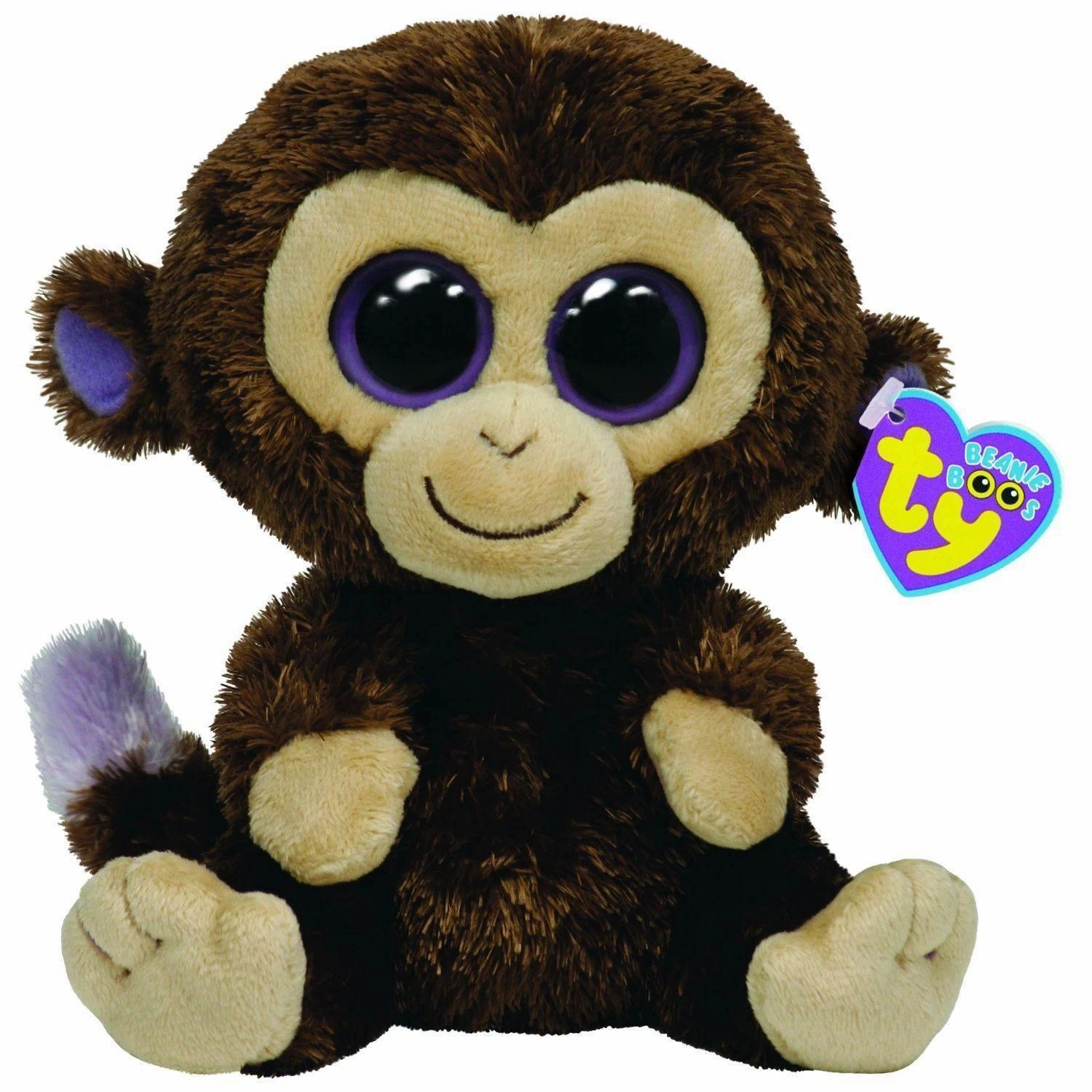 Tiny Box Critter Creator Ty Beanie Boo Coconut The Monkey Plush 15cm