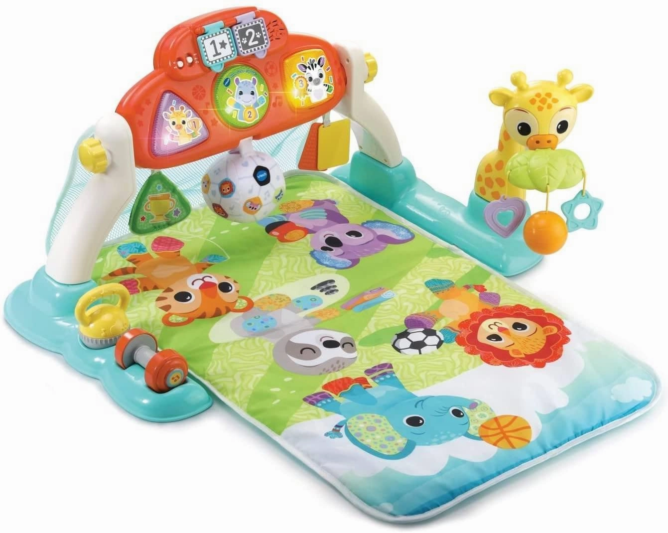 VTech Baby Kick & Score Play Gym Open World Day Night Cycle