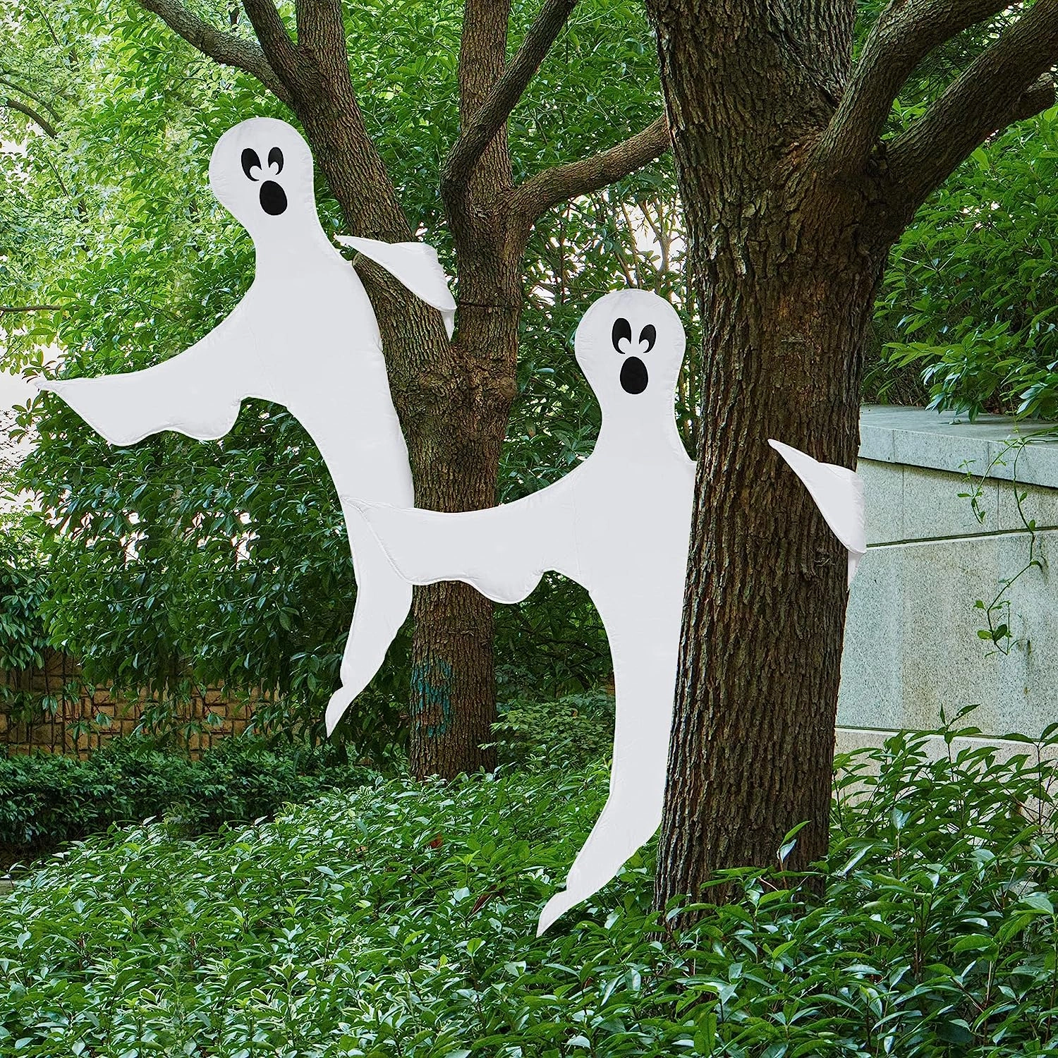 Playful Decorations 2Pcs Tree Wrap Decoration Ghost 53in