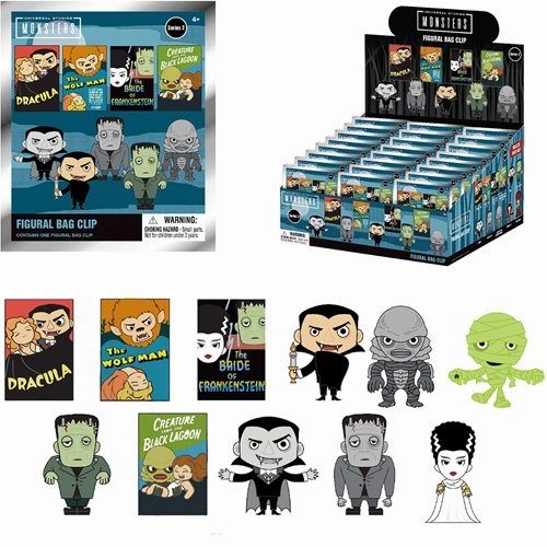 Charming Crafts Universal Monsters Series 2 3D Foam Bag Clip