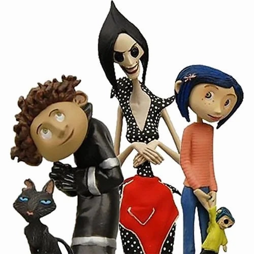 Wicked Decor Mysterious Ornaments CORALINE ?C PVC MINI-FIGURES - 'BEST OF?? 3PC SET