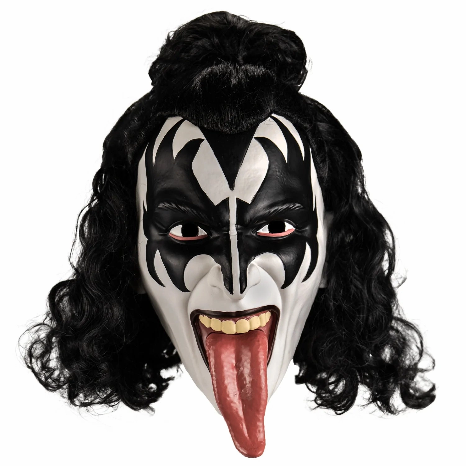 KISS - THE DEMON DELUXE INJECTION MASK Creepy Party