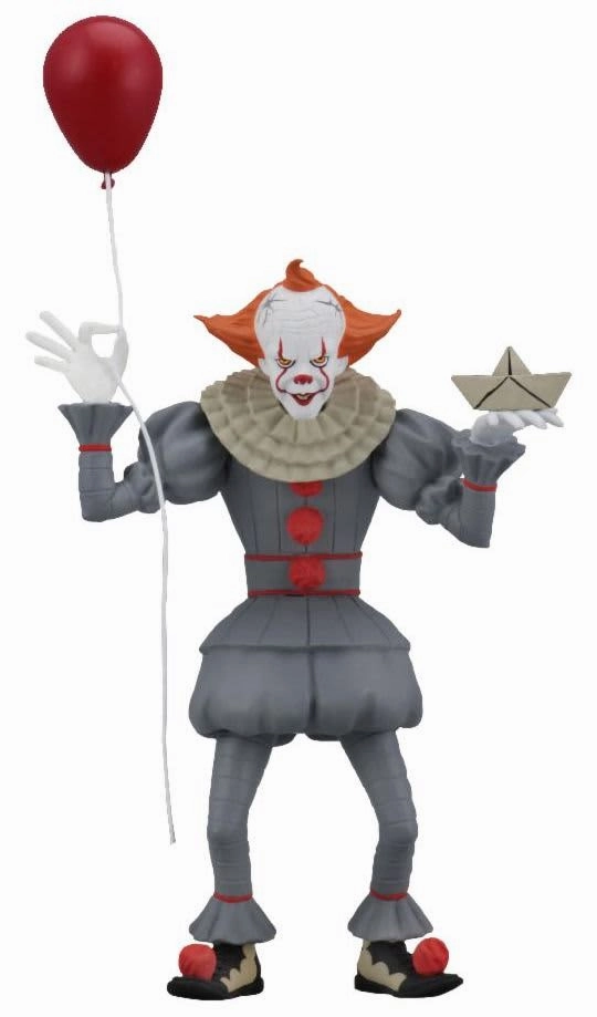 Toony Terrors - 6" Scale Action Figure - Pennywise (IT 2017 Movie) Eerie Decorations Mysterious Crafts