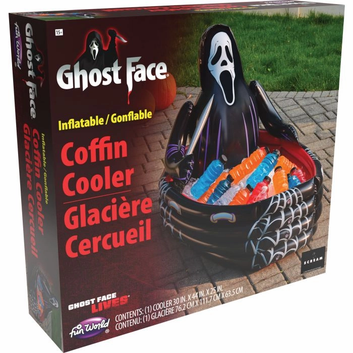 Mystical Designs Ghost Face Inflatable Coffin Cooler