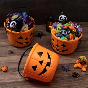Scary Decorations Wicked Decorations 6-pack Trick Or Treat Pumpkin Buckets