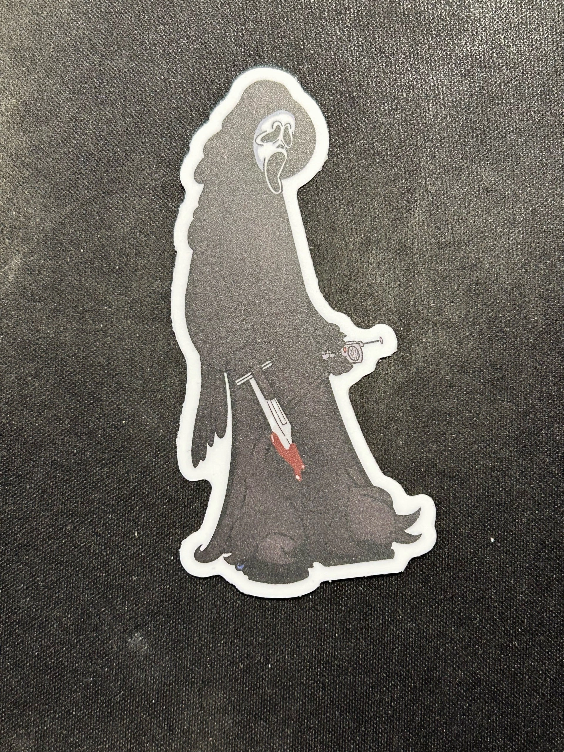 Mysterious Accents Ghost Face Sticker