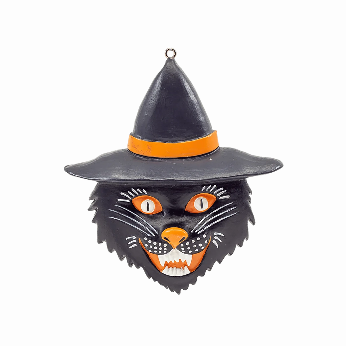 Eerie Lights Ghoulish Supplies Witch Cat Flatback Ornament