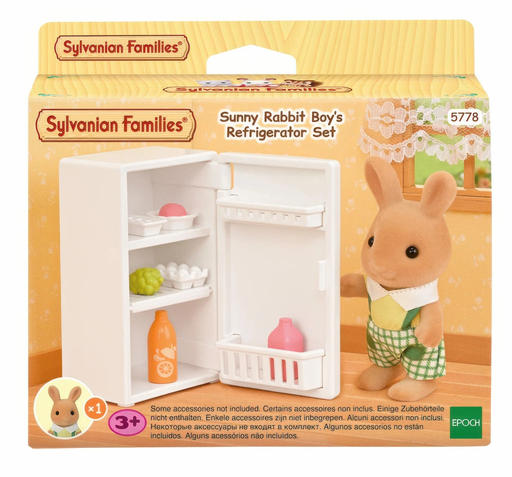 Sylvanian Families Sunny Rabbit Boy's Refrigerator Set Convenience Item
