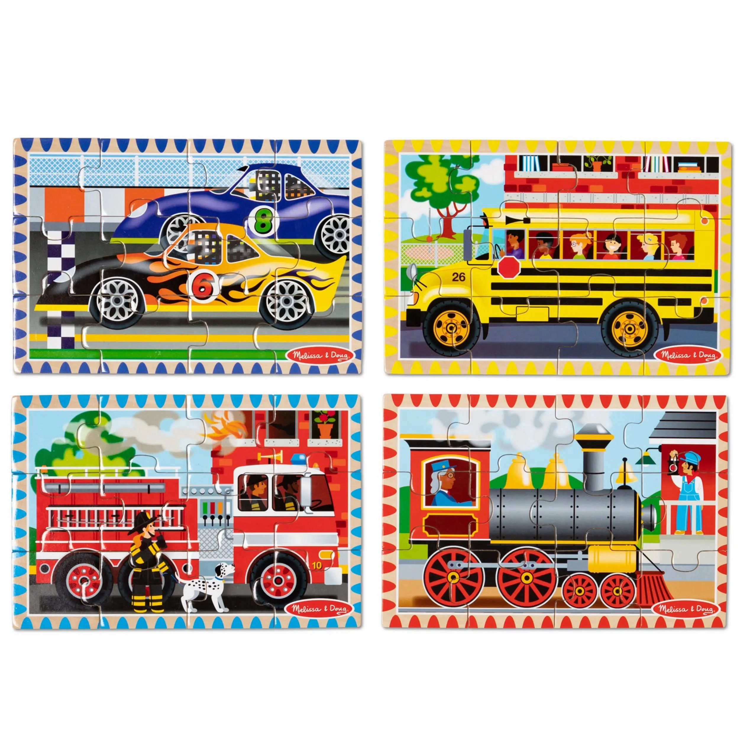 True Power Beta Test Melissa & Doug 50208 Vehicle Wooden Puzzles in a Box