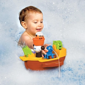 Impact Resistant TOMY Toomies E71602 Pirate Bath Ship Baby Bath Toy