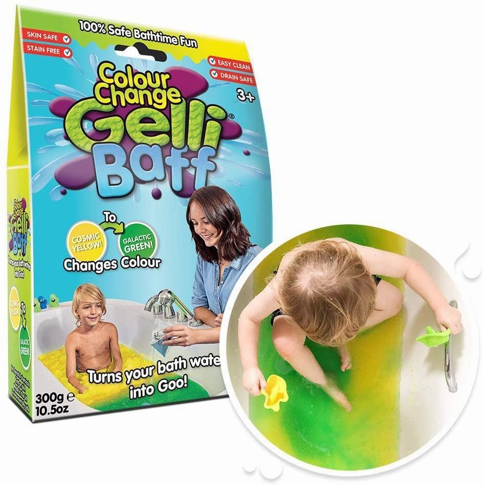 Zimpli Kids Gelli Baff Colour Change 300g - Yellow to Green Closed Beta